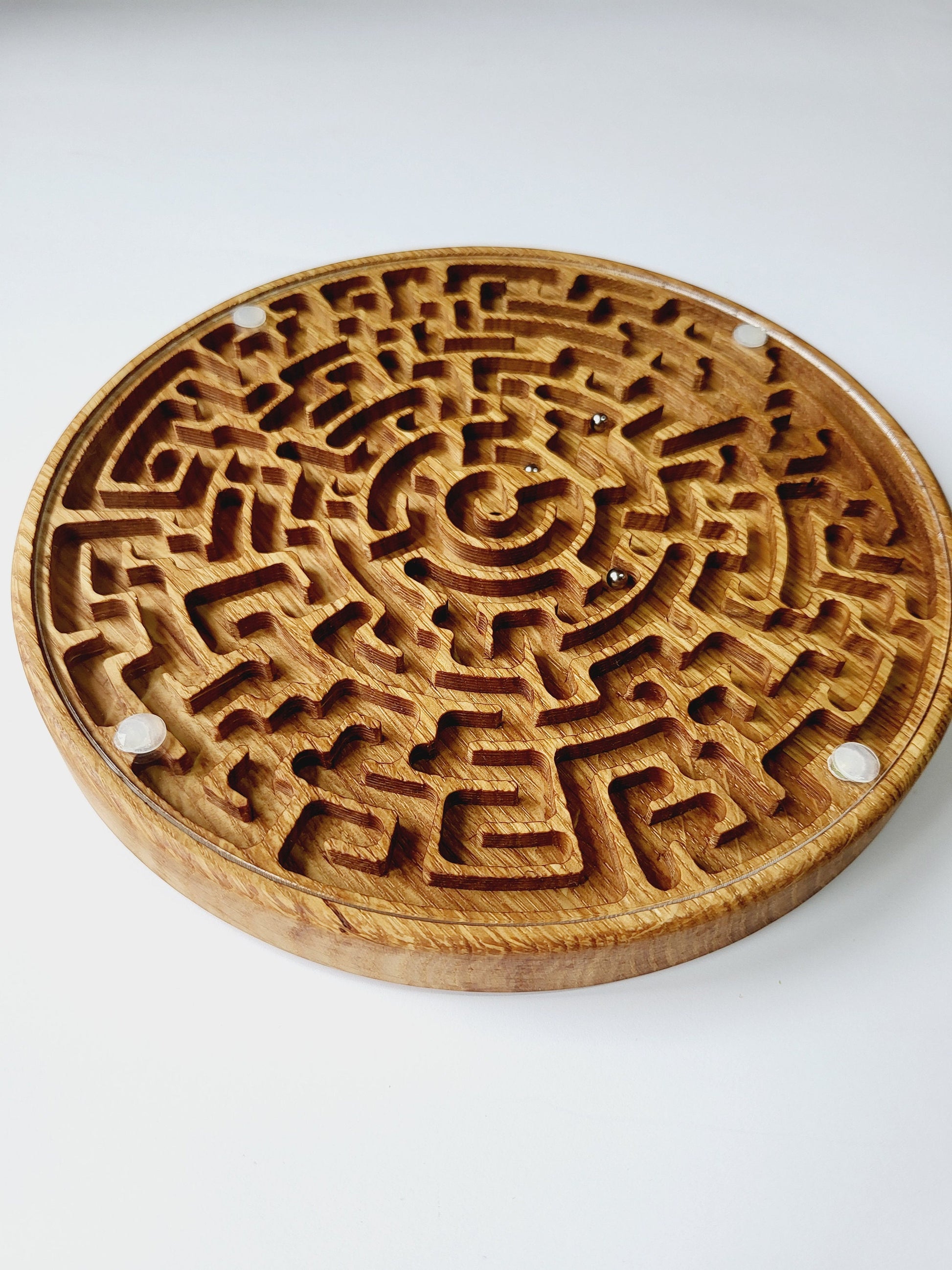 Gift for kids for adults Double-sided labyrinth maze Family game night Brain teaser Mind Problem-solving Concentration Strategy Coordination