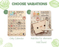Montessori calendar, Advent calendar for kids, Perpetual calendar, Kids Calendar, Kids toy, Educatinal calendar, Toddler calendar