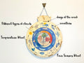 Weather Calendar/ Montessori Weather Wheel/ Weather Chart/ bilingual french/ Montessori Weather Learning edcational toys/ Kids activity