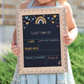 First Day of School Sign, Back to School Chalkboard, Reusable 1st Day Board, Last Day, Kindergarten, First Grade, Preschool, Ruler,