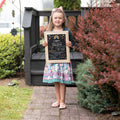 First Day of School Sign, Back to School Chalkboard, Reusable 1st Day Board, Last Day, Kindergarten, First Grade, Preschool, Ruler,