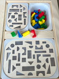 Blocks Sensory Bin Insert for Trofast bin, Trofast Bin Insert, Flisat Table Insert