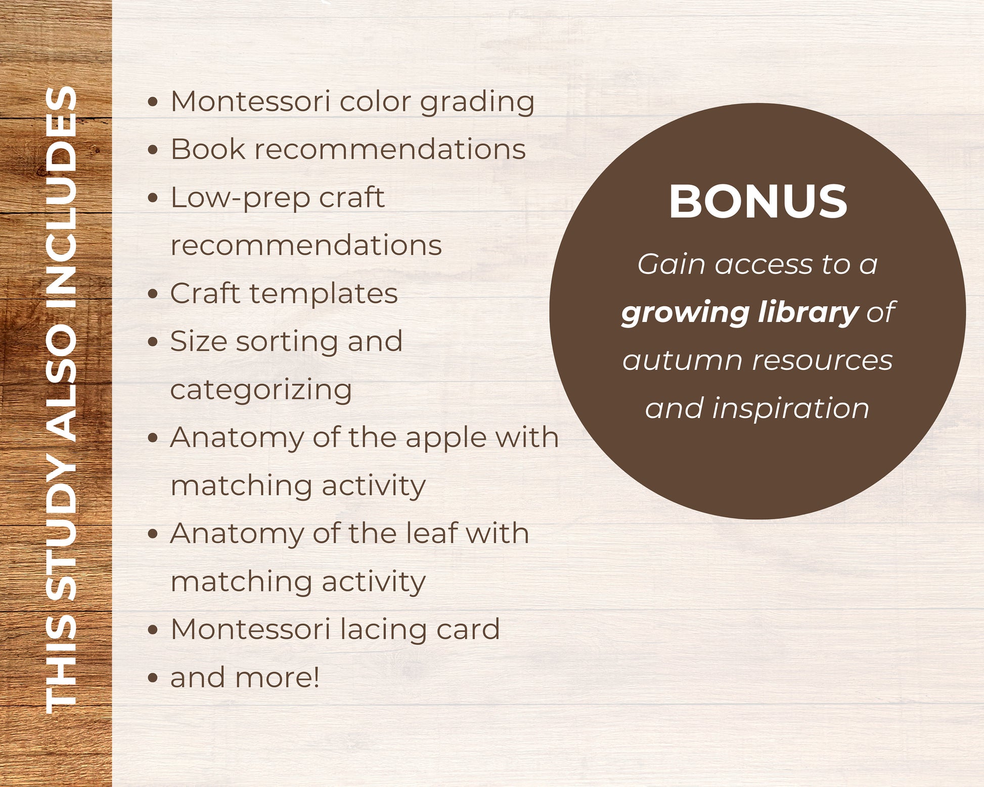 Autumn Preschool Unit Study | Fall Pre-k Printable Curriculum, Autumn Kindergarten Activities