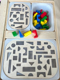 Blocks Sensory Bin Insert for Trofast bin, Trofast Bin Insert, Flisat Table Insert