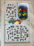 Blocks Sensory Bin Insert for Trofast bin, Trofast Bin Insert, Flisat Table Insert