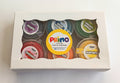 Rainbow 6-Pack Scented Playdough With Fruit Scents - Play Dough, Play Doh, Non-Toxic, Kids Childrens Birthday Party Favors, Primo, Kid Toy