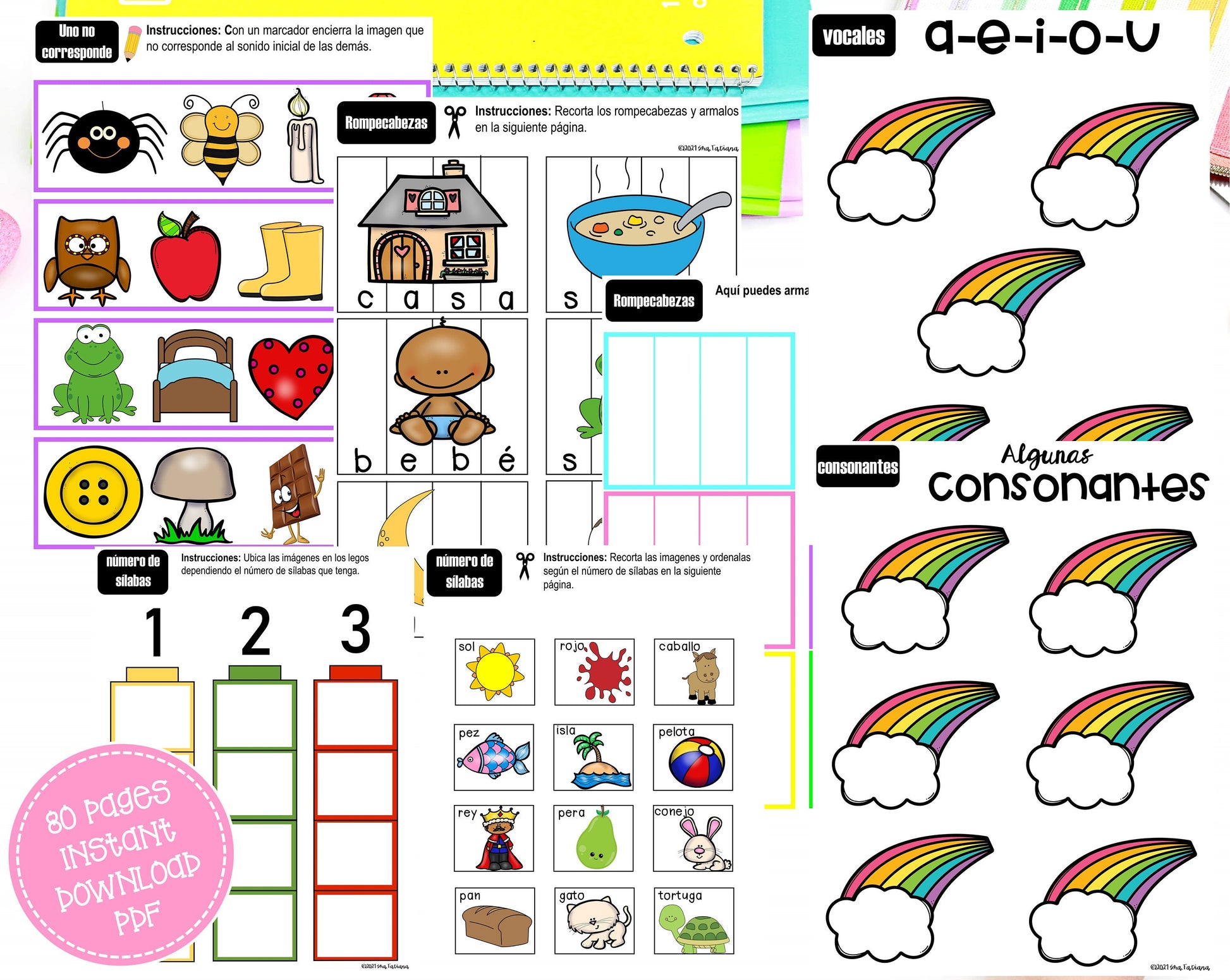 Libro Interactivo de Lectura | Lectura Guiada | Guided Reading in Spanish | Spanish for Kids | Spanish Activities | PDF