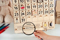 Montessori calendar, Advent calendar for kids, Perpetual calendar, Kids Calendar, Kids toy, Educatinal calendar, Toddler calendar