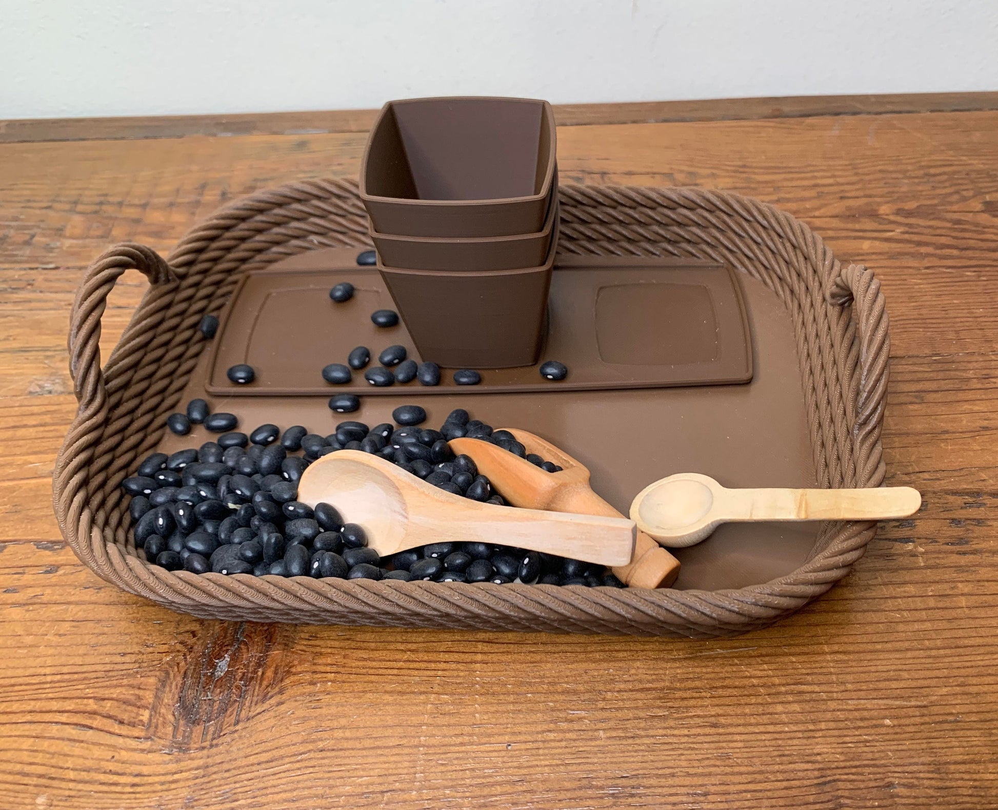 Scoop fill pour set, montesori scooping activity, fine motor skills set, small motor skills scooping set, sensory filler set, sensory play