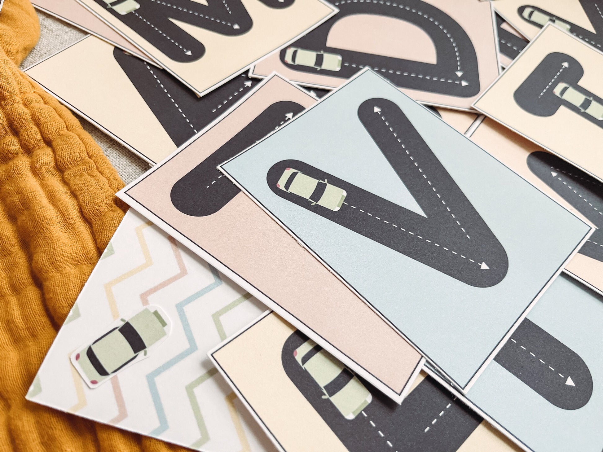 Alphabet Racing Interactive Flashcards - Tracing Activity - Play and Learn - ABC Preschool Learning - Homeschooling Resources - Printable
