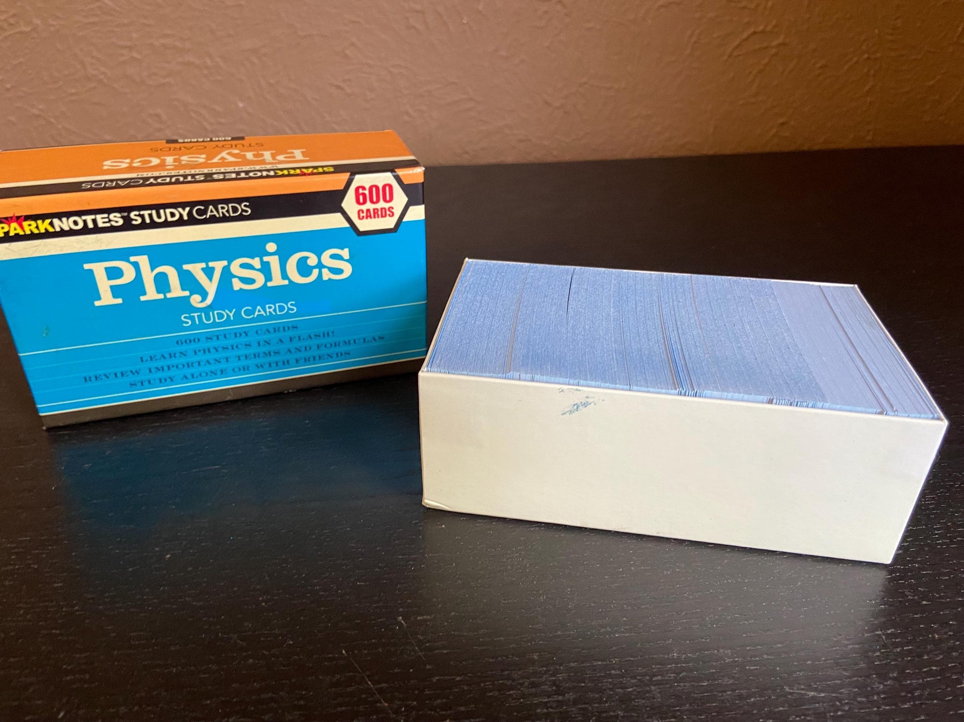 Circa 2004 Spark Notes Physics Flash Cards -- 600 Cards to Help You Remember Young's Double Slit Experiment!