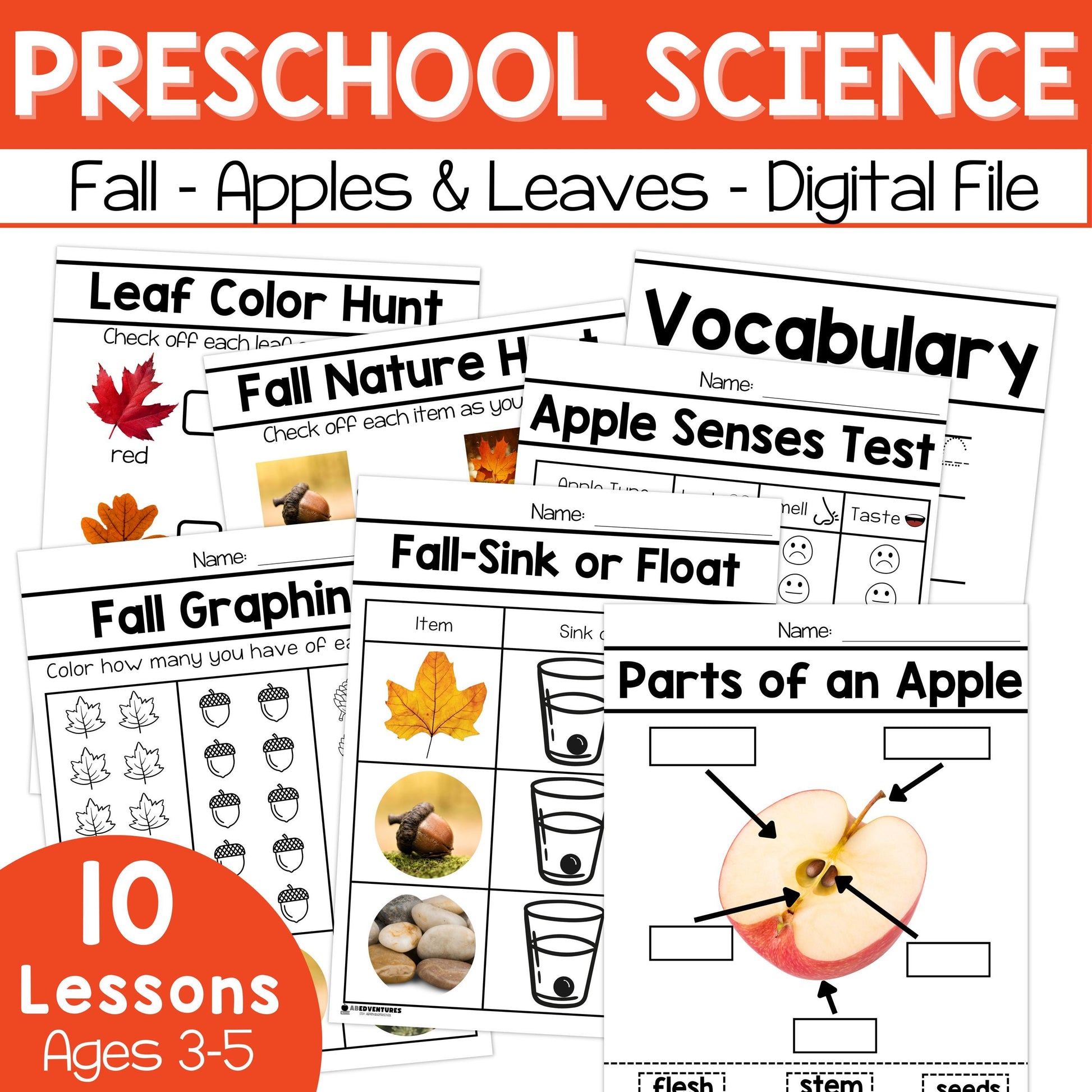 Preschool Apples Homeschool Unit Fall Science Preschool Curriculum Pre-K Curriculum Homeschool Preschool Lesson Plans Fall Lesson Plans