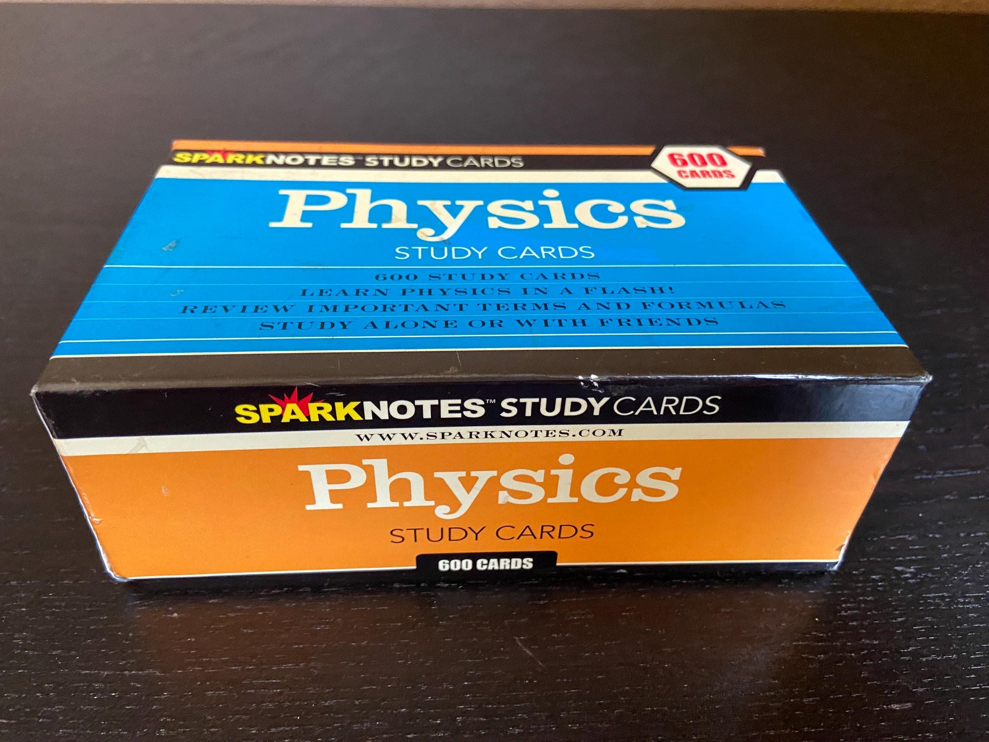 Circa 2004 Spark Notes Physics Flash Cards -- 600 Cards to Help You Remember Young's Double Slit Experiment!