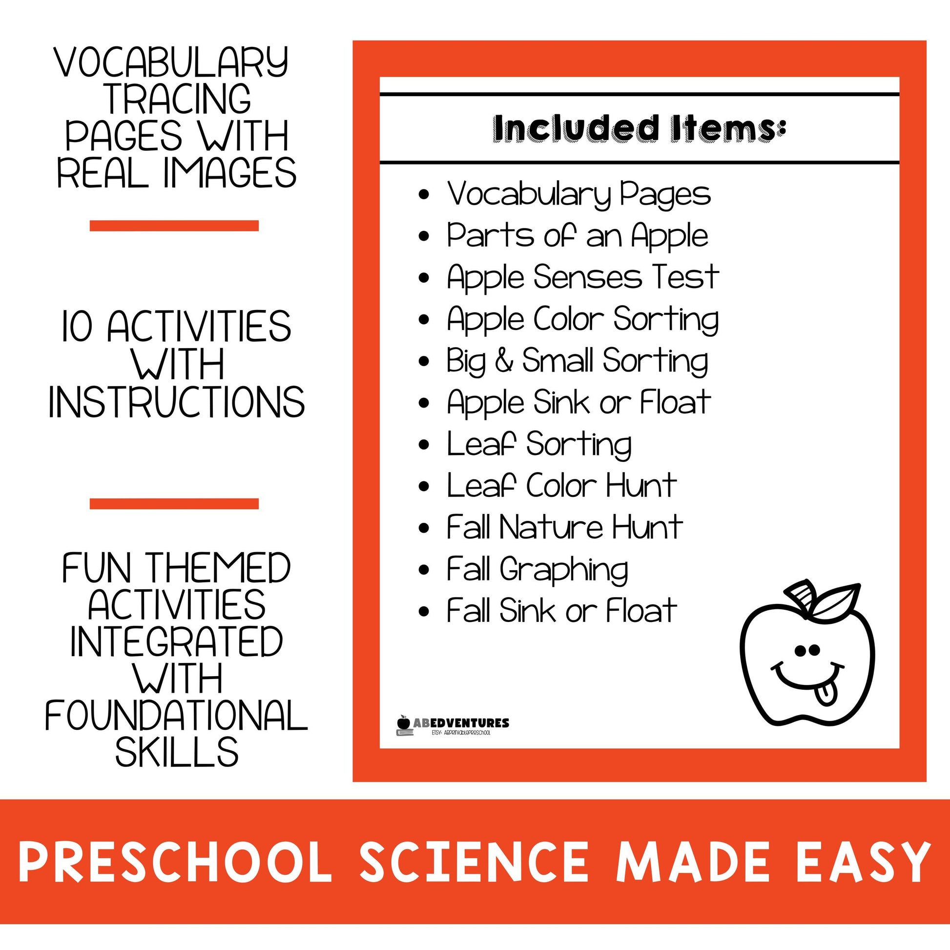 Preschool Apples Homeschool Unit Fall Science Preschool Curriculum Pre-K Curriculum Homeschool Preschool Lesson Plans Fall Lesson Plans