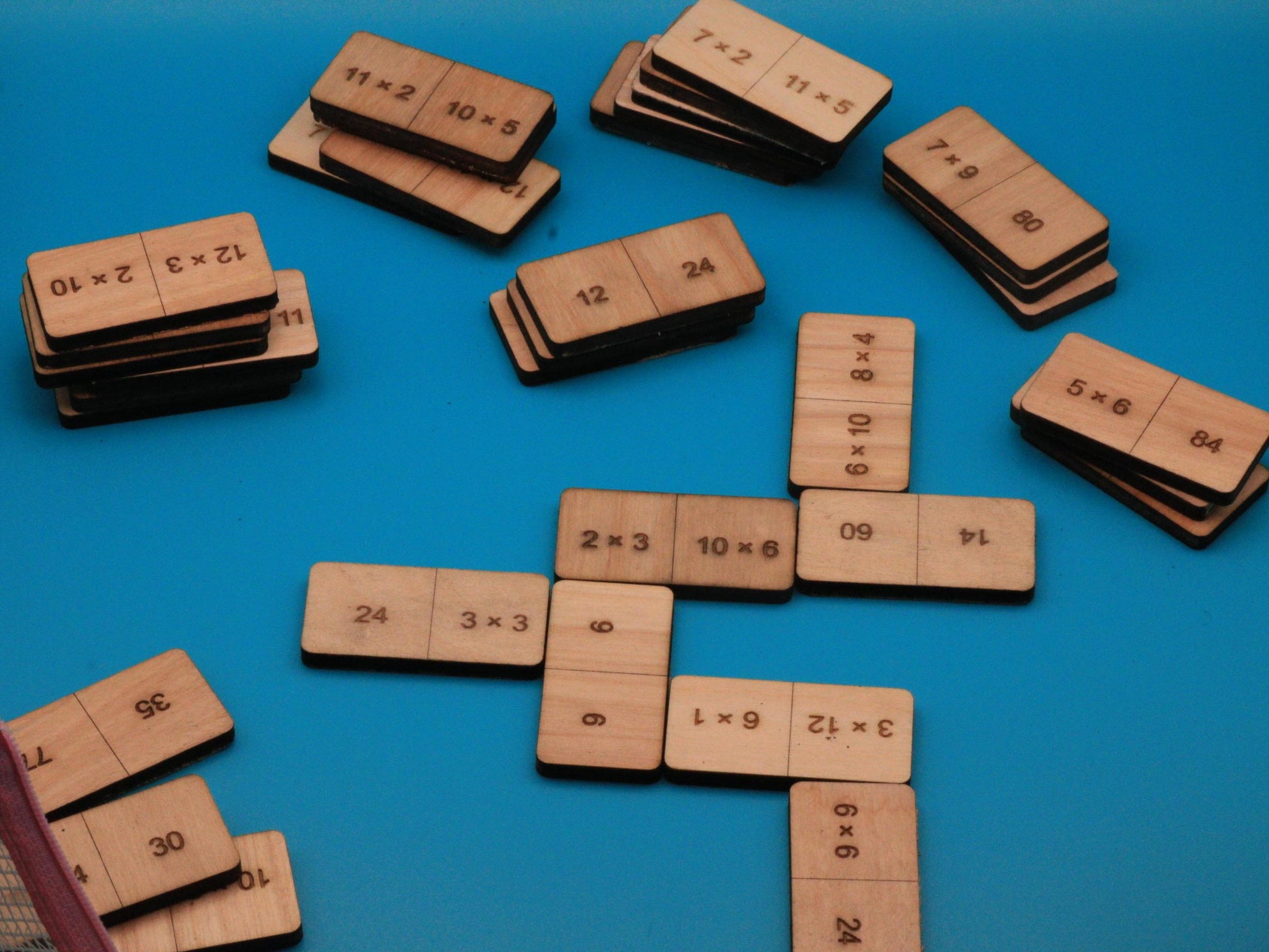 Multiplication Fact Dominoes - Fun Math and Learning Games for Kids