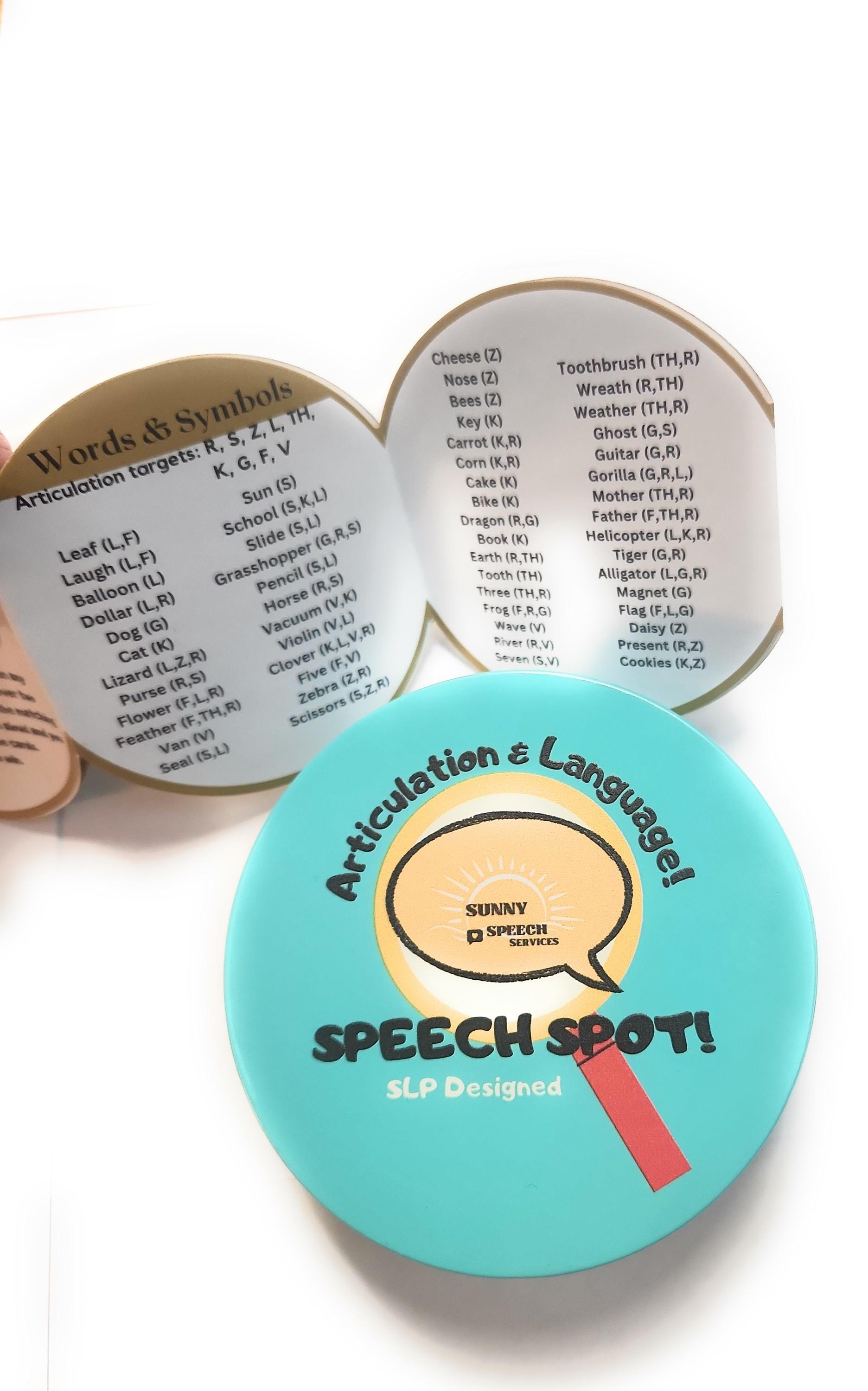 Speech Spot Card Game (Articulation and Language)