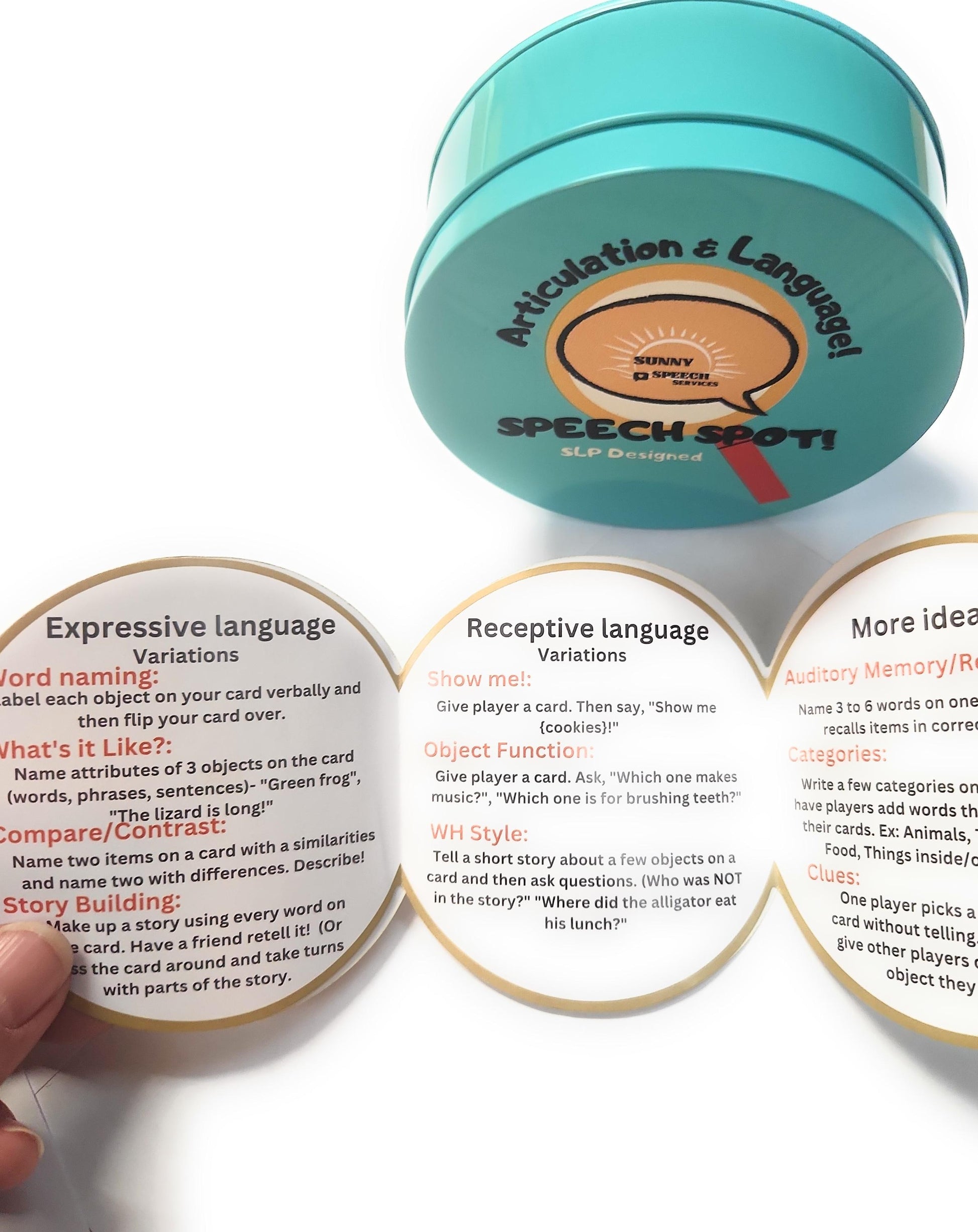 Speech Spot Card Game (Articulation and Language)