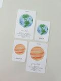 10 Solar System Flashcards Printable, Space, Planets, Children's Science, Homeschool Resources, Educational Resource, Scientific Learning