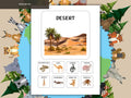 Animal Habitat Matching Game | Montessori Nature Activity | Preschool Learn Sort Cards | Printable Science Education for Toddlers | Velcro