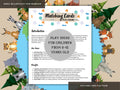 Animal Habitat Matching Game | Montessori Nature Activity | Preschool Learn Sort Cards | Printable Science Education for Toddlers | Velcro