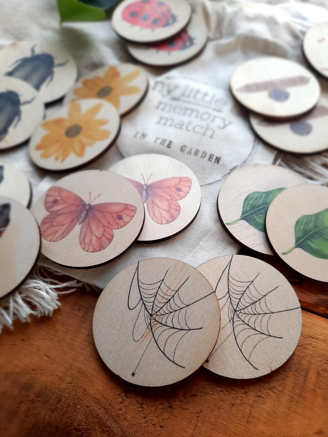 Memory Match, Garden Game, Memory Game, Nature Game, activities for kids, educational games, gift ideas for kids, montessori toys,