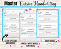 Cursive Handwriting Workbook for Kids 8-12, Cursive Writing Book, Cursive Letter Alphabet Tracing, Learn Cursive Letters