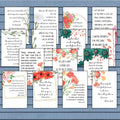 52 ESV Encouraging Verse Cards, Printable, Year of scripture Cards, Bible Memory Verse, 4X6 Scripture Cards, digital bible verse cards