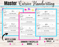 Cursive Handwriting Workbook for Kids 8-12, Cursive Writing Book, Cursive Letter Alphabet Tracing, Learn Cursive Letters