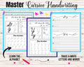 Cursive Handwriting Workbook for Kids 8-12, Cursive Writing Book, Cursive Letter Alphabet Tracing, Learn Cursive Letters