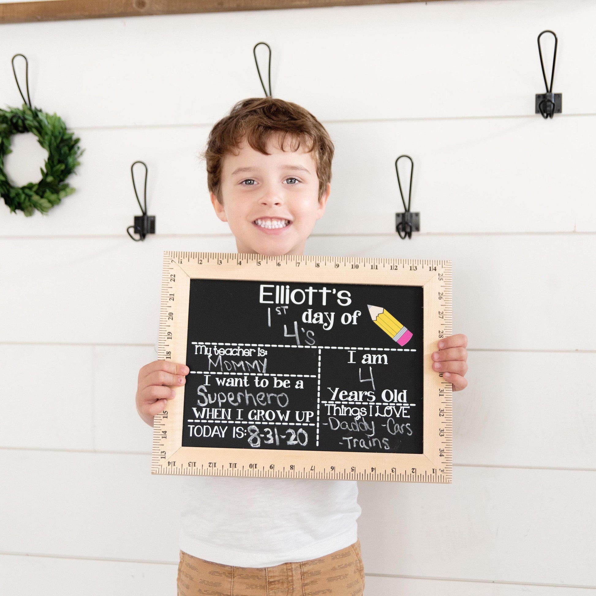 First Day of School Sign, First and Last Day of School Sign, Back to School Sign, School Board, Kindergarten Sign, Preschool Sign, 1st Day