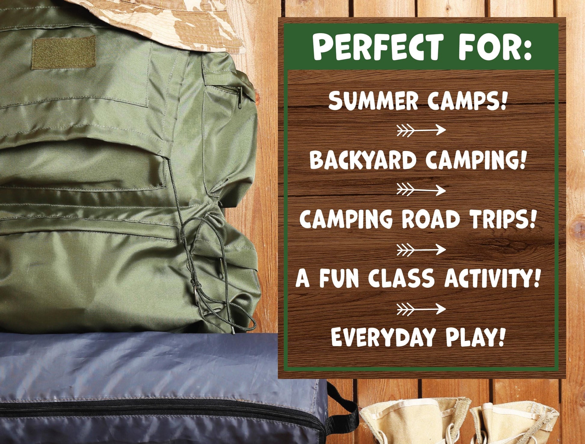 Camping Activity Sheet Printable - Summer Camp Printable - Camping 11x17 Classroom Activity Placemat - Road Trip Kids Camping Wordsearch