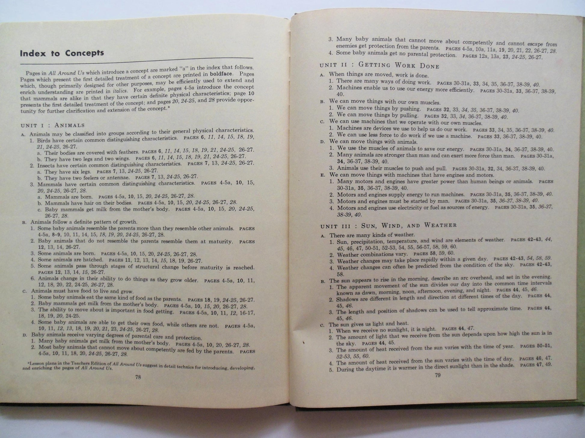 All Around Us Children's Book B, Basic Studies in Science Curriculum Foundation Series, Scott Foresman Copyright 1944