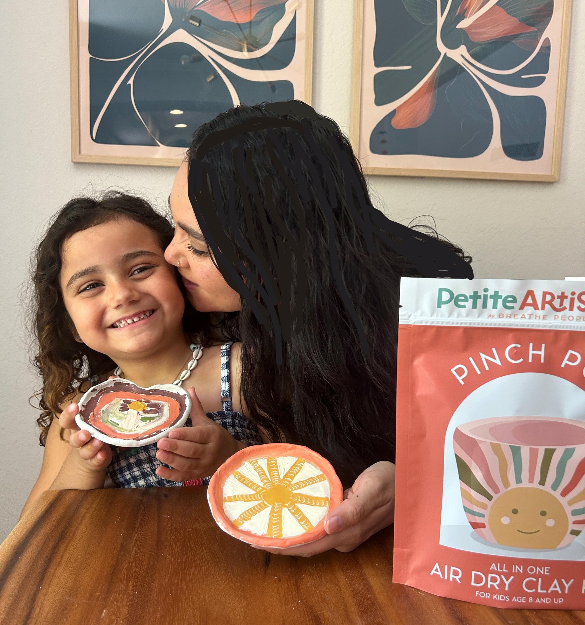 Kids DIY Clay Kit — Make and Paint Your Own Trinket Dishes - Birthday Party Supplies - Fun Summer Activity -  Rainy Day Activity