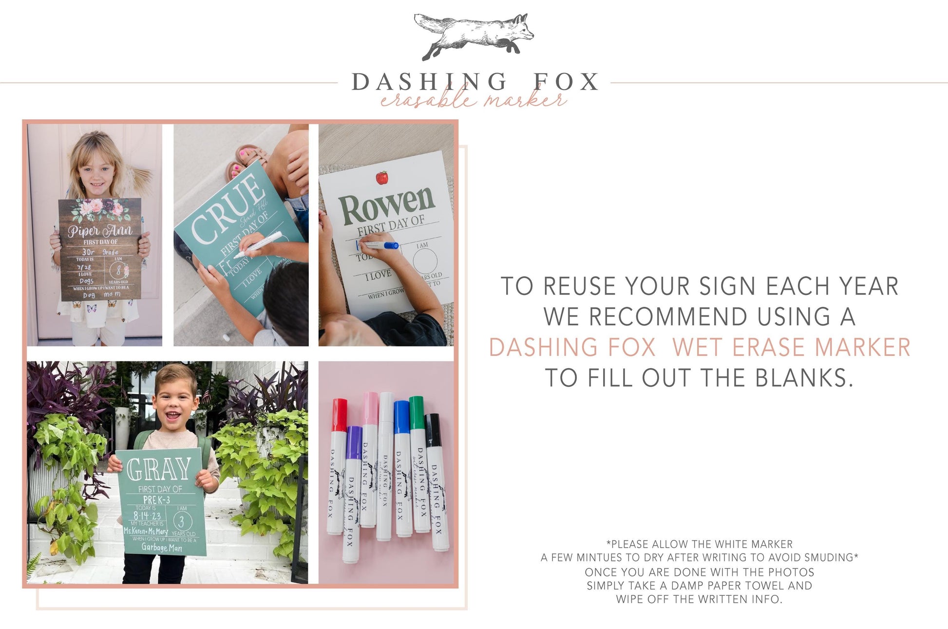 First Day Of School Sign, Back to School Sign, Personalizable Reusable School Sign, School Photo Prop, School Sign For Kids