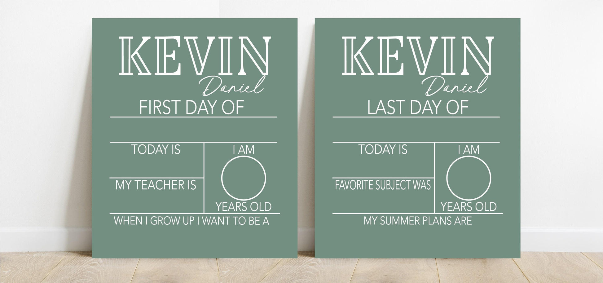 First Day Of School Sign, Back to School Sign, Personalizable Reusable School Sign, School Photo Prop, School Sign For Kids