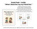 Social Story Bundle for Toddlers – Sharing, School Transitions & Hearing No | Autism-Friendly Printable Stories + Bonus Sharing Poster