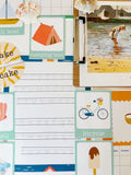 Summer Morning Basket, Summer Activity Pack Preschool, Homeschool Printable, Summer Learning Menu, T-K & Kindergarten Worksheets