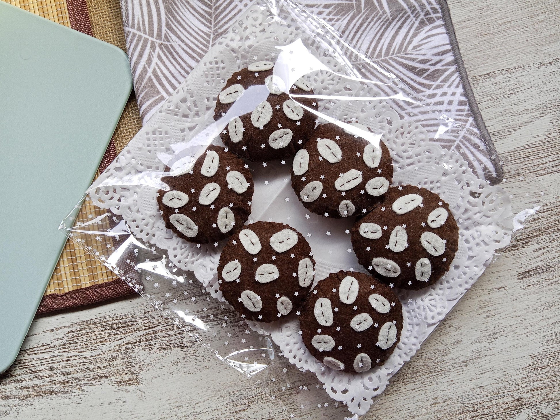 Lote  6 COOKIES de fieltro