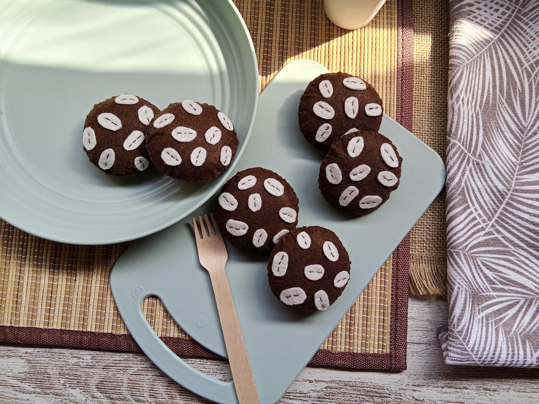 Lote  6 COOKIES de fieltro