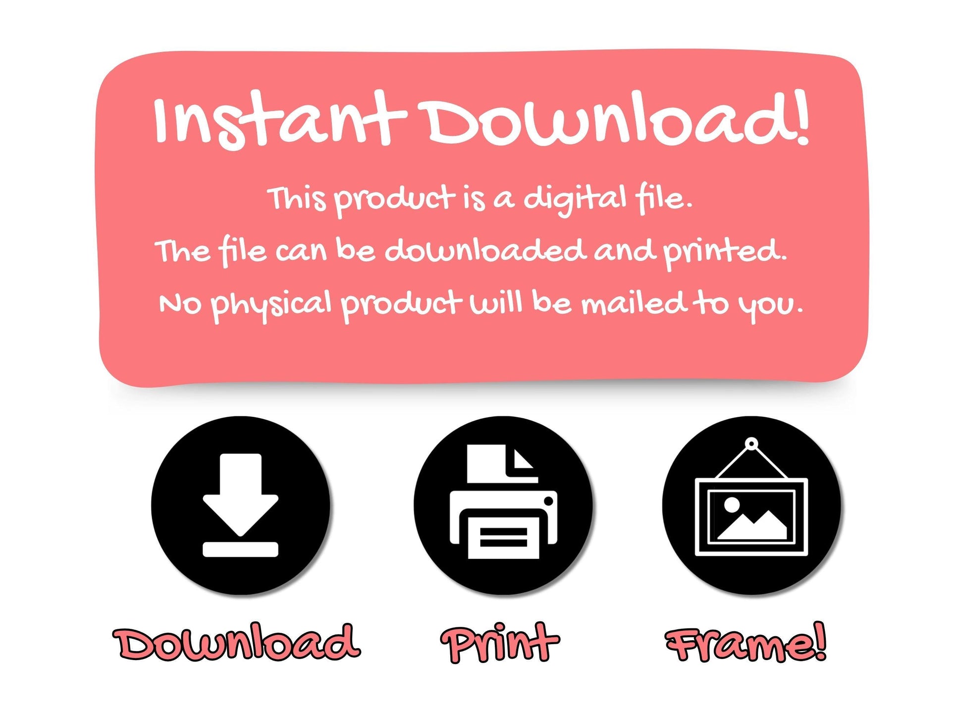 Printable Sign Language Flashcards ASL Poster and Card Set for Kids & Toddlers - Black and White Version