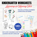 September Kindergarten Worksheets | 140 Pages | Homeschool Curriculum | Printable Activities | ABCs, Math, Tracing, Fun Learning