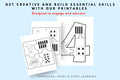 Number puzzles 1–10 Trace, Math Count Worksheet for Learners| Recognise Numbers | Count & Read Numbers Activity | Montessori Early Math