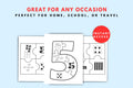 Number puzzles 1–10 Trace, Math Count Worksheet for Learners| Recognise Numbers | Count & Read Numbers Activity | Montessori Early Math