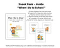 Social Story Bundle for Toddlers – Sharing, School Transitions & Hearing No | Autism-Friendly Printable Stories + Bonus Sharing Poster